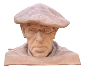Terracotta Bust of Sailor by Lionel Floch