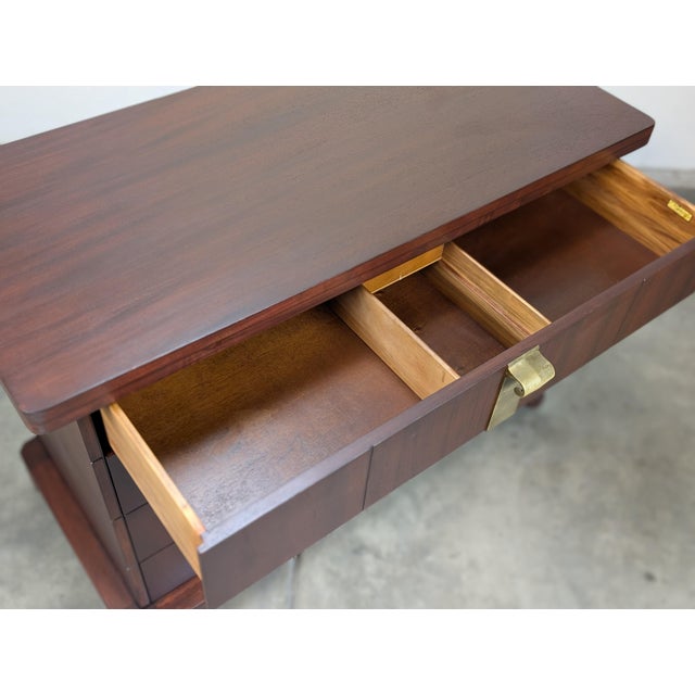 Vintage Art Deco Lowboy Chest of Drawers by Widdicomb, C1930s, Refinished For Sale - Image 11 of 18