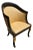 1 of 2 Hendrix Allardyce Regency Style Ebonized & Giltwood Club Chair For Sale