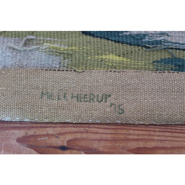This is a handwoven wall hanging by Emilie Heerup. Emilie, called Mille, Heerup was the wife of the famous Danish painter...