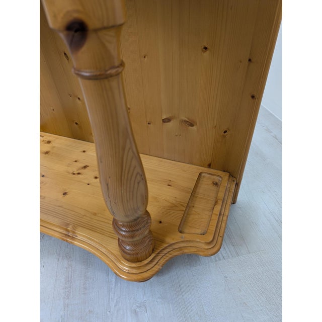 Art Nouveau Pine Dressing Table with Mirror For Sale - Image 18 of 18