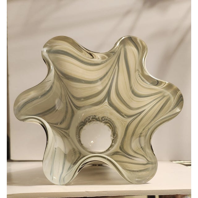 Vintage Venini Biaconi Murano Style Vase For Sale In Houston - Image 6 of 6