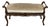 French Louis XV Style Double-Seat Walnut Bench With Caned Seat For Sale