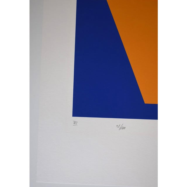 A rare chance to own a piece by a master of Danish concrete art. Untitled, 1991 Signed edition 37 of 100 Ib Geertsen...