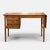 Extendable writing desk produced by a danish cabinet maker during the 1950s. executed with teak top and oak frame...