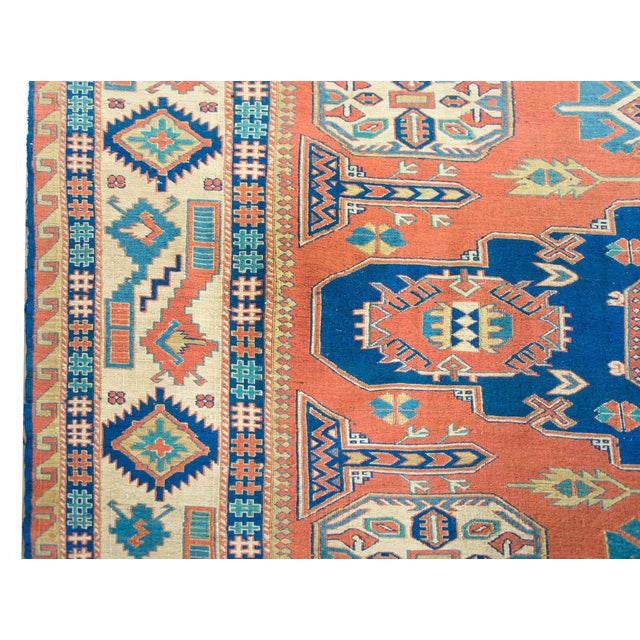Vintage Persian Soumak Rug For Sale - Image 11 of 15