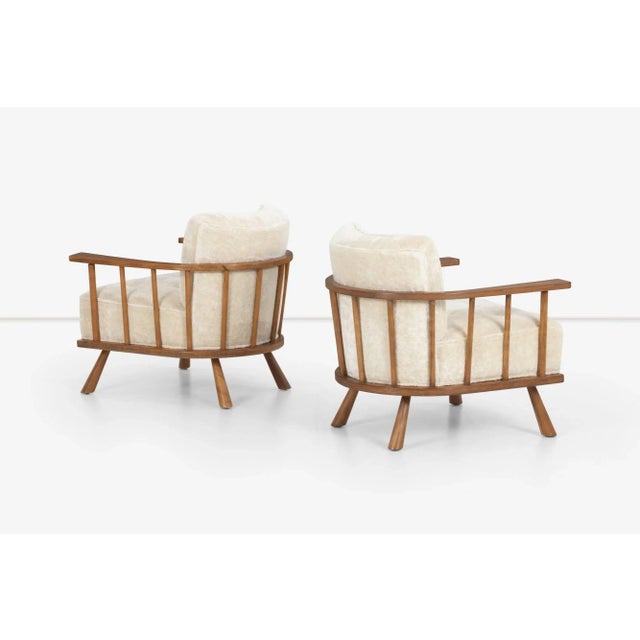 1950s 1950s Vintage Robsjohn-Gibbings for Widdicomb Lounge Chairs, Unmarked - a Pair For Sale - Image 5 of 12