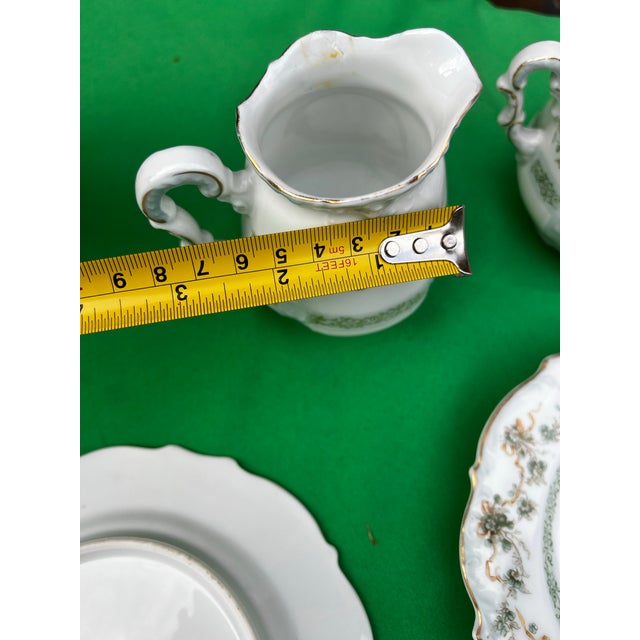 Mid-Century Modern Vintage Silesia Germany Miniature China Set - Set of 6 For Sale - Image 3 of 11