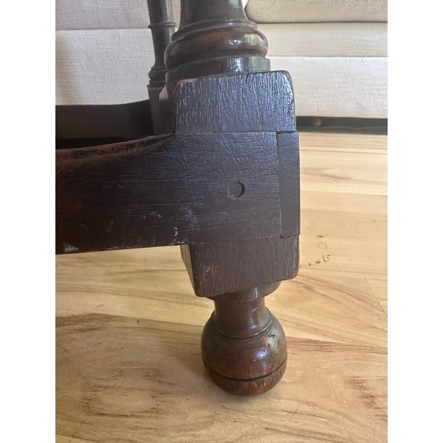 Antique Jacobean Revival Oak Footstool For Sale - Image 4 of 11