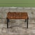 Small Woven Leather Bench by Swift and Monell For Sale In Los Angeles - Image 6 of 18
