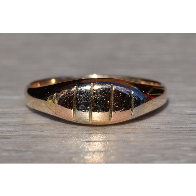Contemporary The Bundoora: Retro or Mid Century Multicolor Gold Cocktail Ring For Sale - Image 3 of 10