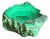 20th Century Pure Malachite Chunk Catchall For Sale