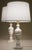 1940s 1940s Neoclassic Art Deco Empire Regency Modern Carrara Marble Urn Style Table Lamps For Sale - Image 5 of 12