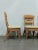 Mid-Century Modern Wicker & Fabric Dining Chairs from Vivai del Sud, Italy, 1980s, Set of 4 For Sale - Image 3 of 10