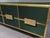Not Yet Made - Made To Order Italian Dark Green Buffet Sideboard With "Grisinato" Glass and Brass Designer Justfurnituress For Sale - Image 5 of 7