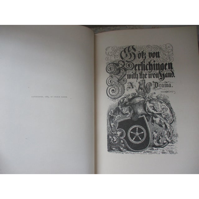 The Works of Goethe 1st Edition 1885 Plublisher George Barrie Illustrated by Best German Artists 4 Volume For Sale - Image 9 of 12