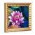 American Vintage Original Oil Painting of a Lotus For Sale - Image 3 of 8
