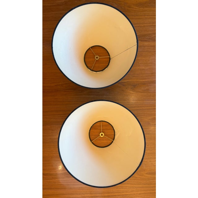 Pair of Frederick Cooper Faux Bamboo Wood Table Lamps For Sale - Image 12 of 14