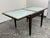 Glass Extendable Glass-Inset Dining Table + Four Chairs, Set of Five For Sale - Image 7 of 12