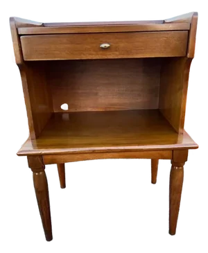 Vintage Regency Style 2 Tier Nightstand