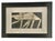 Wood Mid-Century (1956) Black & White Abstract Painting by Carmen Louis Cicero, Framed, Signed, 19” X 26” For Sale - Image 7 of 7