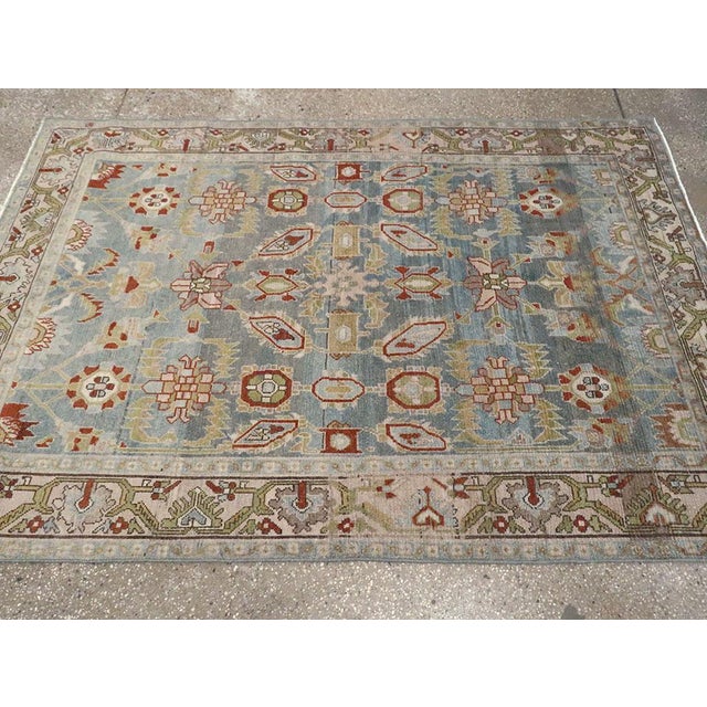 Galerie Shabab Collection Mid-20th Century Persian Malayer Rug For Sale In New York - Image 6 of 9
