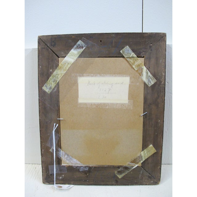 Antique San Marcos St Marks Square of Venice Italy Signed Framed Etching For Sale In Portland, OR - Image 6 of 6