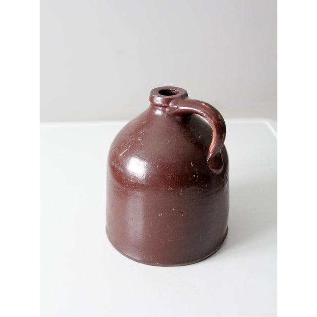 Farmhouse Antique Stoneware Jug For Sale - Image 3 of 10