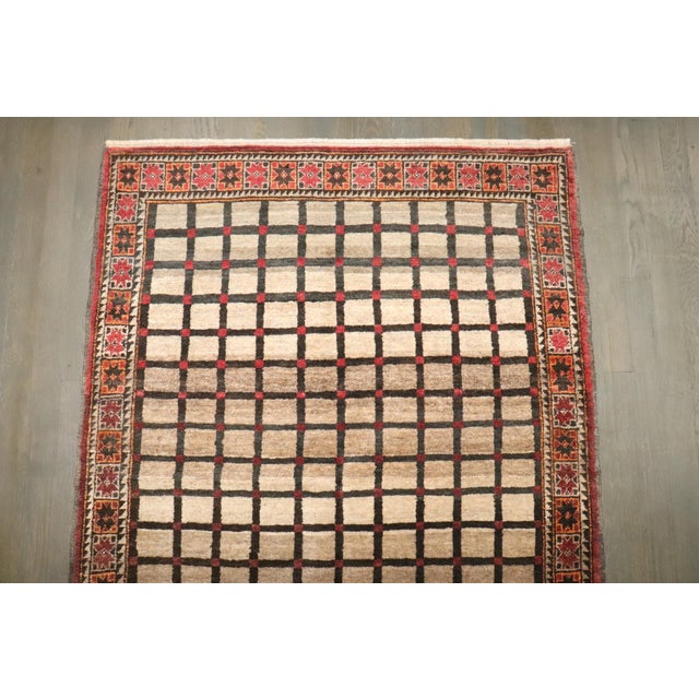 Mid 20th Century Vintage Afghan Balouch Rug rug no.j4664 For Sale - Image 5 of 7