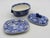 19th Century Circa 1810-1820 Pair of Staffordshire District Blue and White Sauciers and Undertrays For Sale - Image 5 of 9