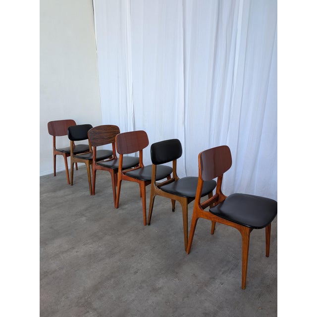 Industrial Vintage Dining Chairs by Stol Kamnik, Yugoslavia, 1970s, Set of 6 For Sale - Image 3 of 18