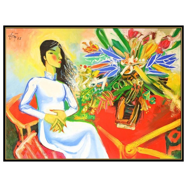 Message us to inquire about custom framing options! (Included for free with every purchase) The artwork here, "Blooming...