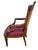 Traditional Vintage Renaissance Revival Carved Armchair With Burgundy Floral Upholstery For Sale - Image 3 of 18