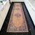 Contemporary Hand-Knotted Turkish Runner Rug Faded Colors Low Pile - 2'12″ X 10'10″ For Sale - Image 3 of 13