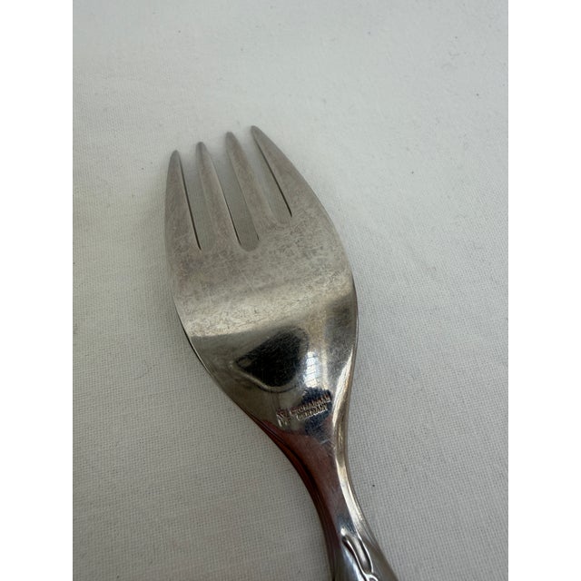 Silver Mid-Century Cromargan Form 2500 Fish Cutlery from WMF, 1960s, Set of 12 For Sale - Image 8 of 9