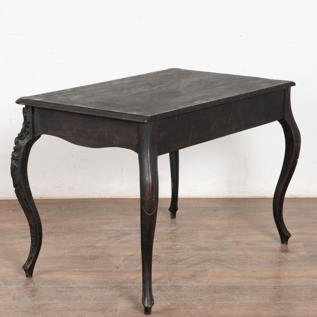 Late 19th Century Swedish Black Painted Pine Desk For Sale - Image 11 of 11