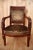 Wood Mahogany Empire Style Armchair For Sale - Image 7 of 7