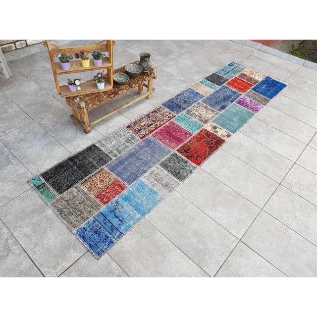 Mid 20th Century Turkish Wool Anotolian Carpet For Sale - Image 10 of 10