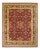 Mogul Collection Hand-Knotted Area Rug - Red 9' 4" x 11' 9" For Sale