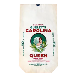 Vintage Gurley's Carolina Queen Paper Flour Bag