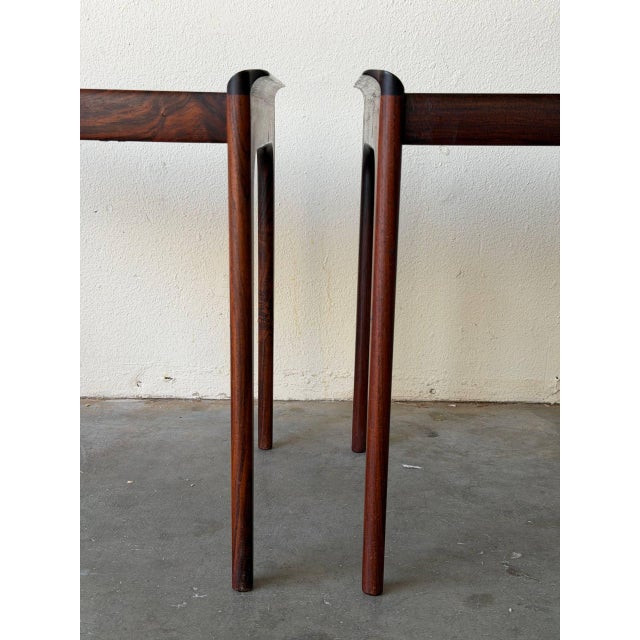 Vintage Danish Rosewood Nightstands by Heltborg Møbler – Mid Century Modern Side Tables For Sale - Image 11 of 11