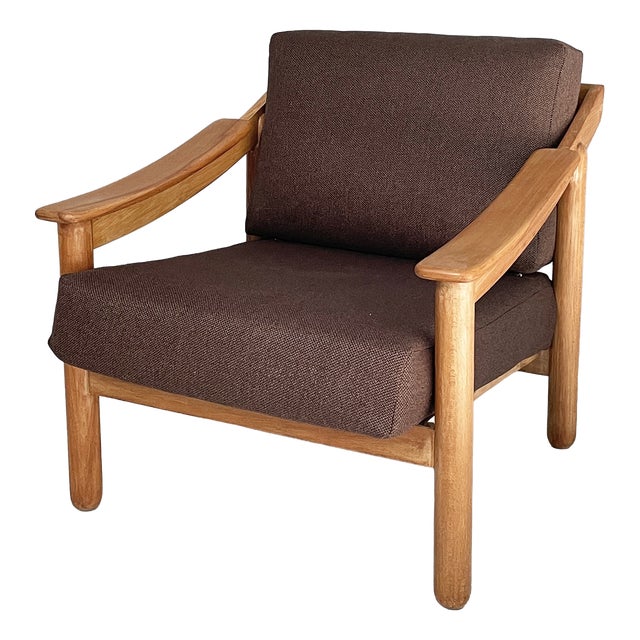 Mid-Century Modern Italian Loden Armchair by Vico Magistretti for Cassina, 1960s For Sale