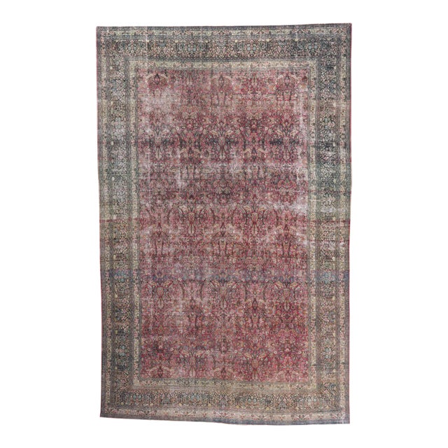Antique Persian Khorassan Rug - 11'10 X 18'08 For Sale