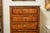 Fine Louis XVI inlaid Tulipwood and Kingwood Semainier with decorative inlay on each drawer and the side panels and...