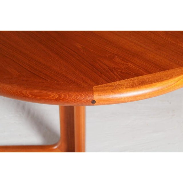 Wood Mid-Century Danish Extending Dining Table in Teak, 1970s For Sale - Image 7 of 13