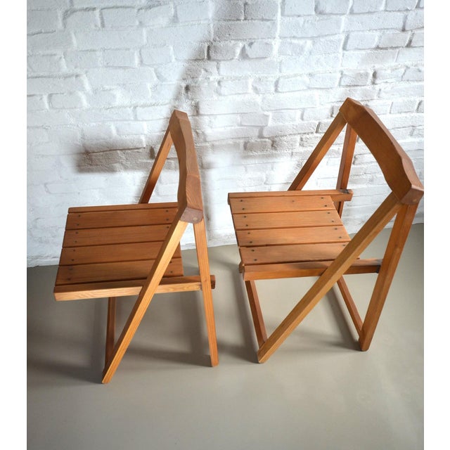 Folding Chair by Aldo Jacober, Alberto Bazzani For Sale - Image 11 of 12