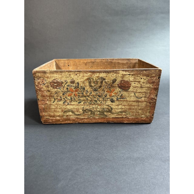 Black Small Painted Wooden Box, Puglia, Italy, 1700 For Sale - Image 8 of 16