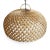Rattan Dome Swirl Pendant Light Small For Sale - Image 4 of 7