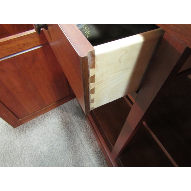 Wood Ethan Allen American Impressions Solid Cherry Sideboard For Sale - Image 7 of 10