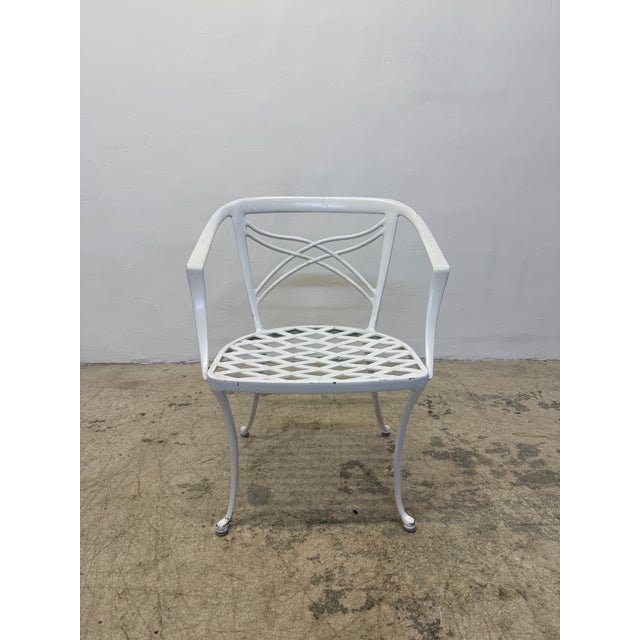 Mid-Century Modern Mid-Century Brown Jordan Outdoor Aluminum Dining Chairs, 1960s - Set of Four For Sale - Image 3 of 16